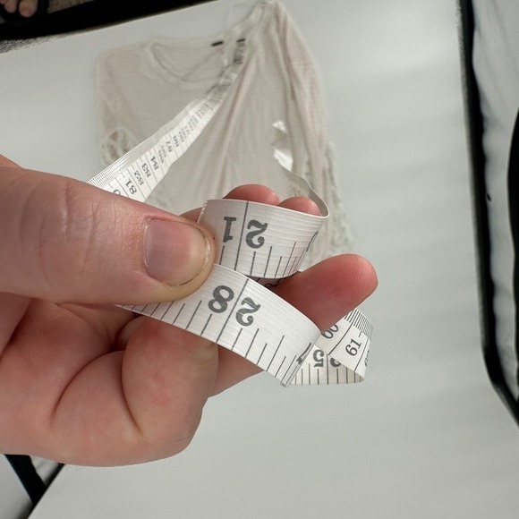 Free People Womens Pullover Sweater White Crochet Top Scoop Neck Knit Size M - Picture 6 of 9